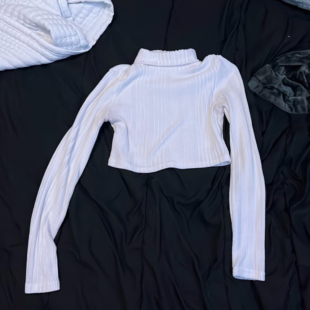 white turtle neck